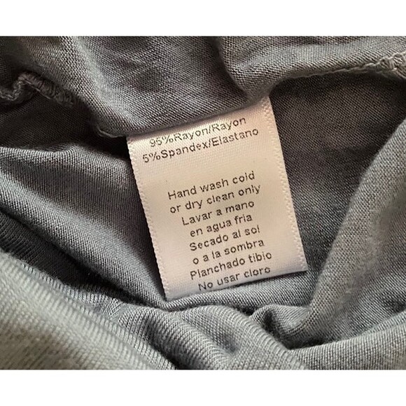 Nu Label Anthro blue white tie dye palazzo long Pants Size M Coachella Boho - Picture 7 of 9